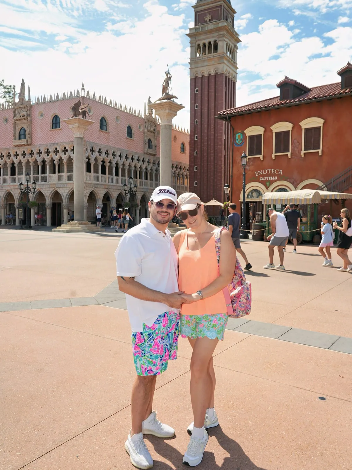 Andrew and Victoria at Epcot